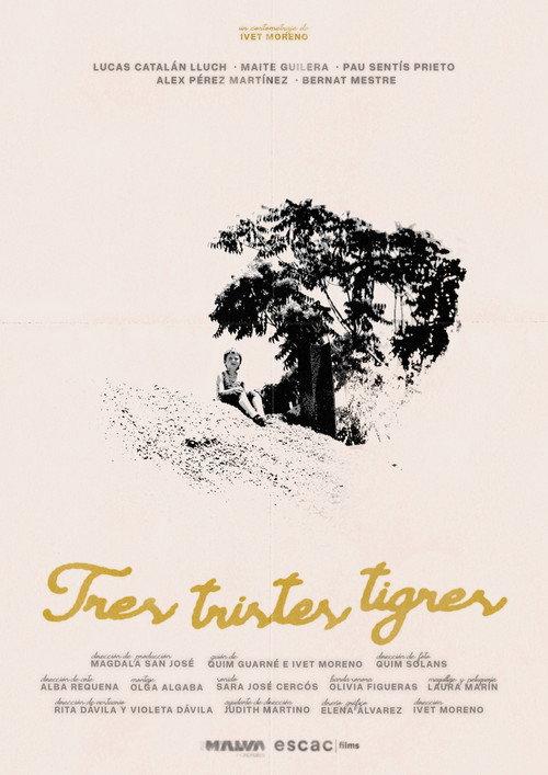 Three sad tigers 2026 official movie poster