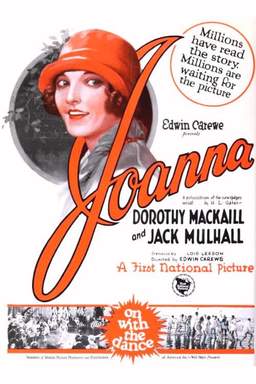 Joanna 1925 official movie poster