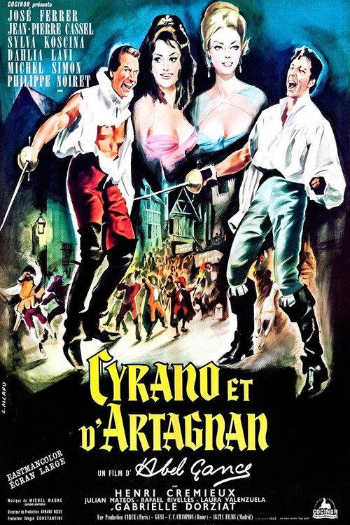 Cyrano and d'Artagnan 1964 official movie poster