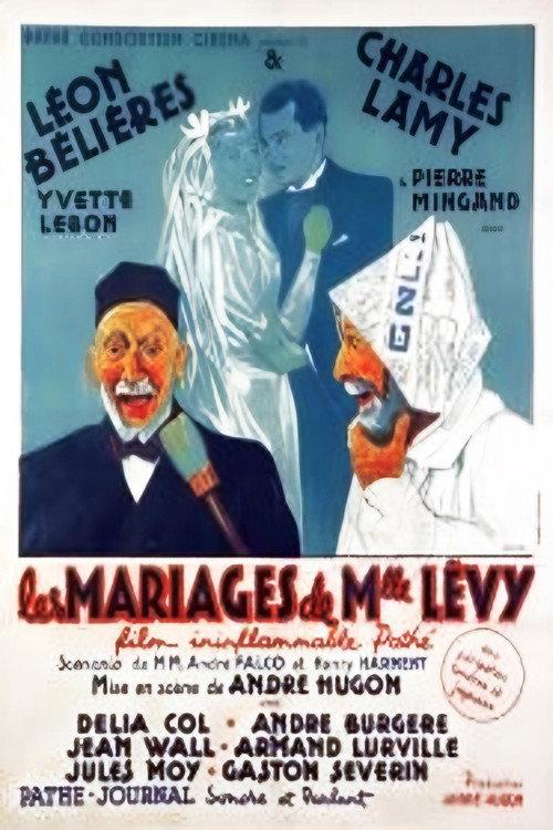 The Marriages of Mademoiselle Levy 1936 official movie poster