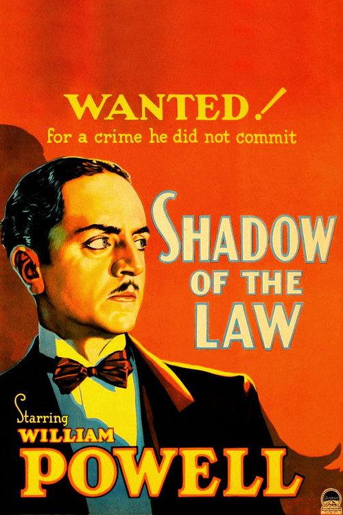 Shadow of the Law 1930 official movie poster