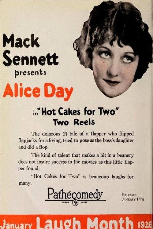 Hot Cakes for Two 1926 official movie poster