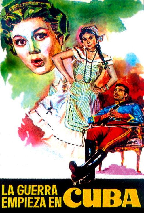 The War Starts in Cuba 1957 official movie poster