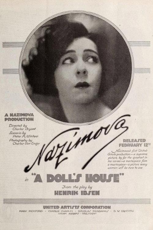 A Doll's House 1922 official movie poster