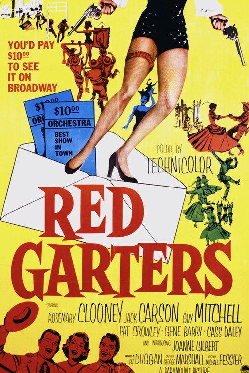 Red Garters 1954 official movie poster
