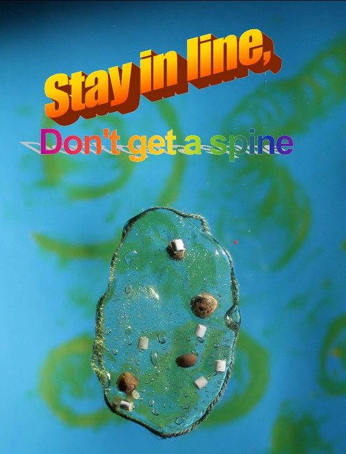 Stay in line, Don't get a spine 2018 official movie poster