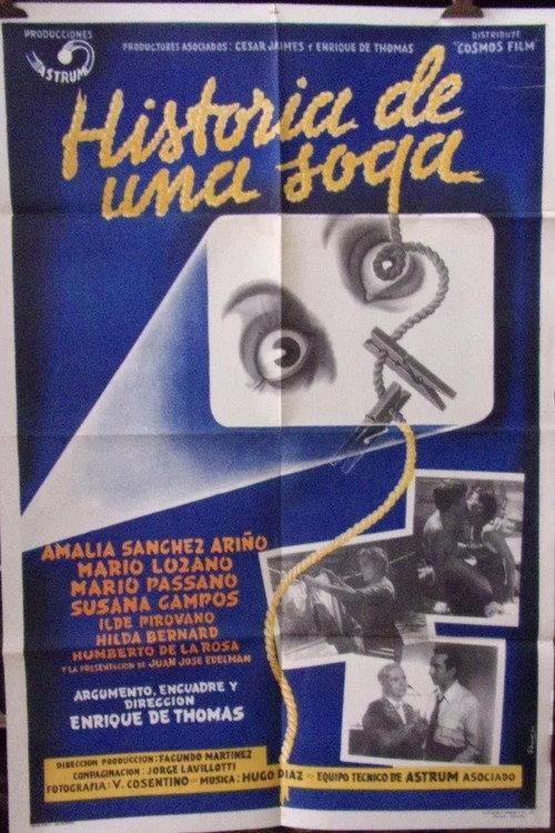 Story of a rope 1956 official movie poster