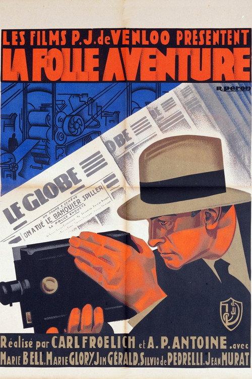 The crazy adventure 1931 official movie poster