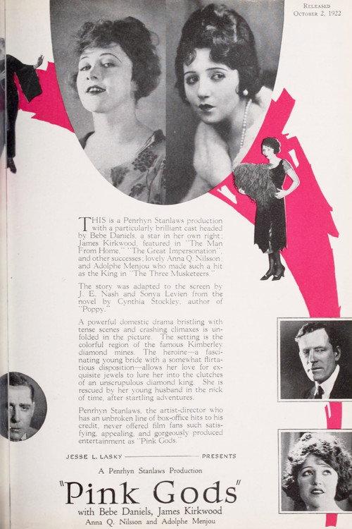 Pink Gods 1922 official movie poster