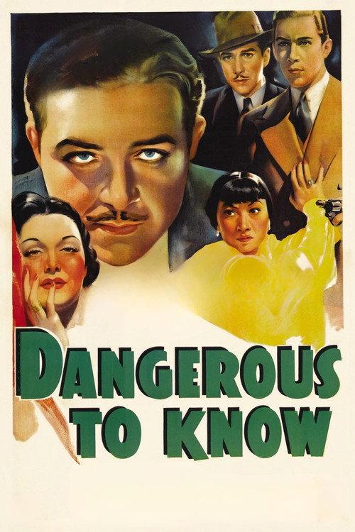 Dangerous to Know 1938 official movie poster