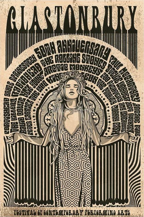Glastonbury: 50 Years and Counting 2022 official movie poster