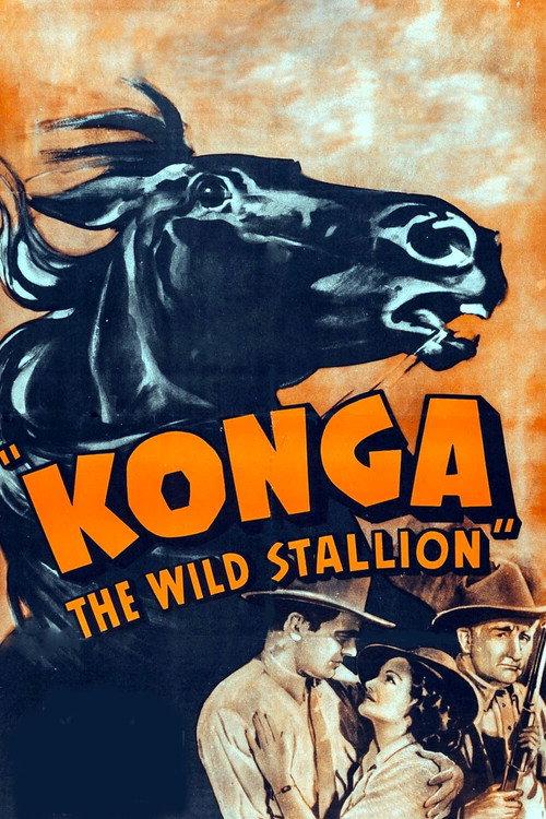 Konga, the Wild Stallion 1939 official movie poster