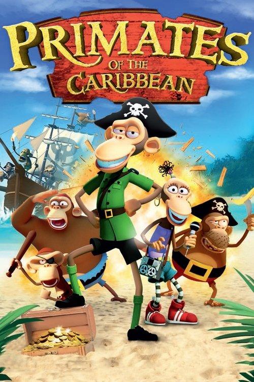 Primates of the Caribbean 2012 official movie poster