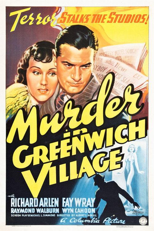 Murder in Greenwich Village 1937 official movie poster