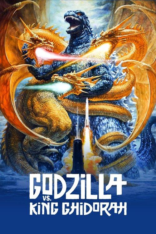 Godzilla vs. King Ghidorah 1991 official movie poster