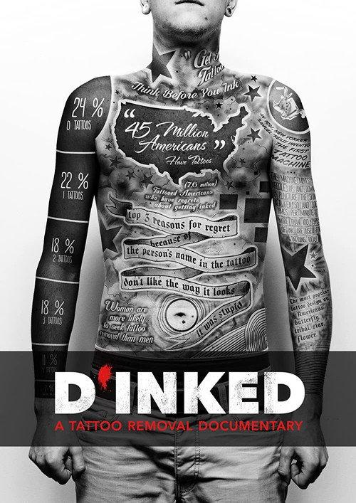 D'Inked: A Tattoo Removal Documentary 2017 official movie poster