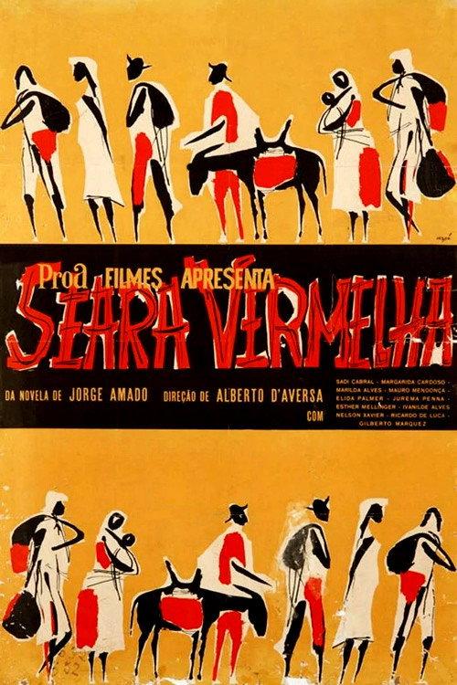 Seara Vermelha 1964 official movie poster