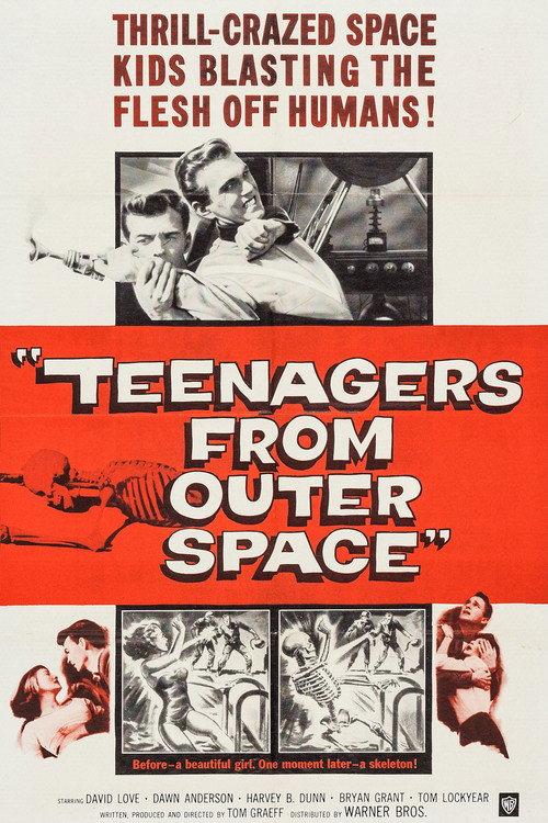 Teenagers from Outer Space 1959 official movie poster