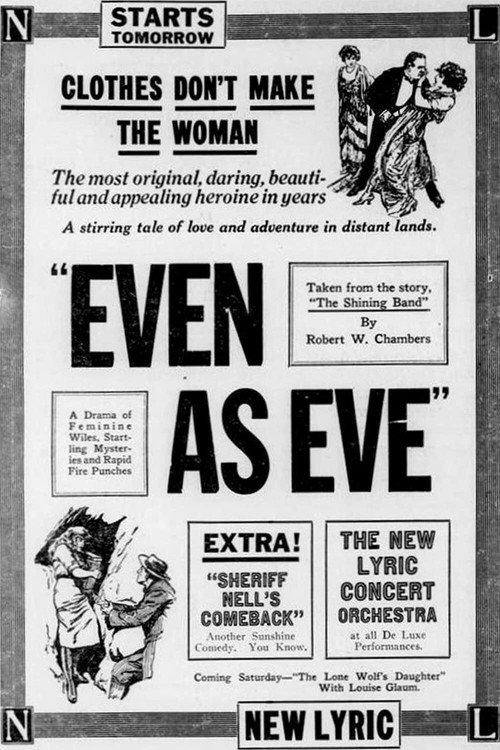 Even as Eve 1920 official movie poster