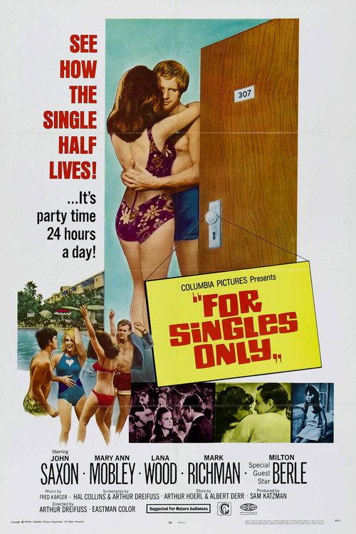 For Singles Only 1968 official movie poster