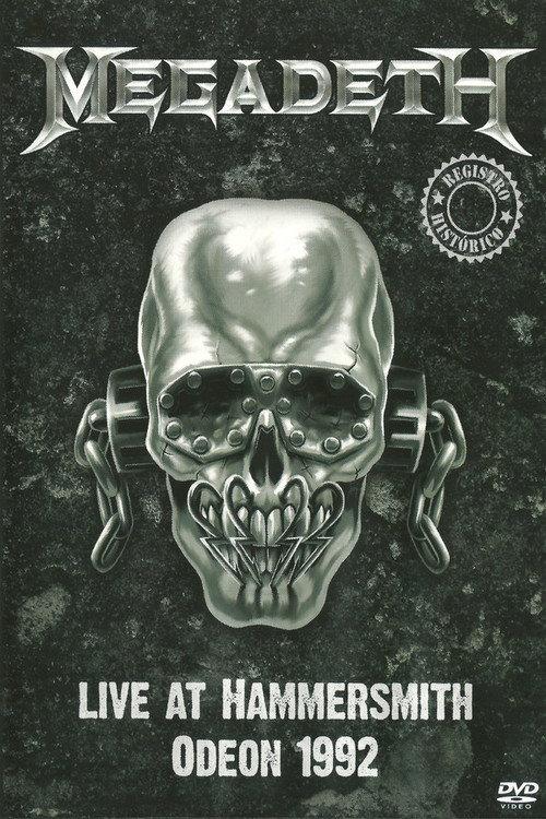Megadeth - Live at Hammersmith Odeon 1992 official movie poster