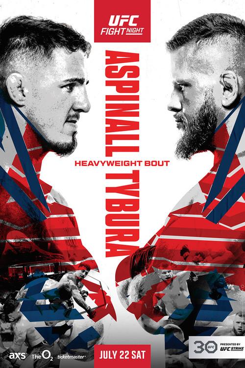 UFC Fight Night 224: Aspinall vs. Tybura 2023 official movie poster