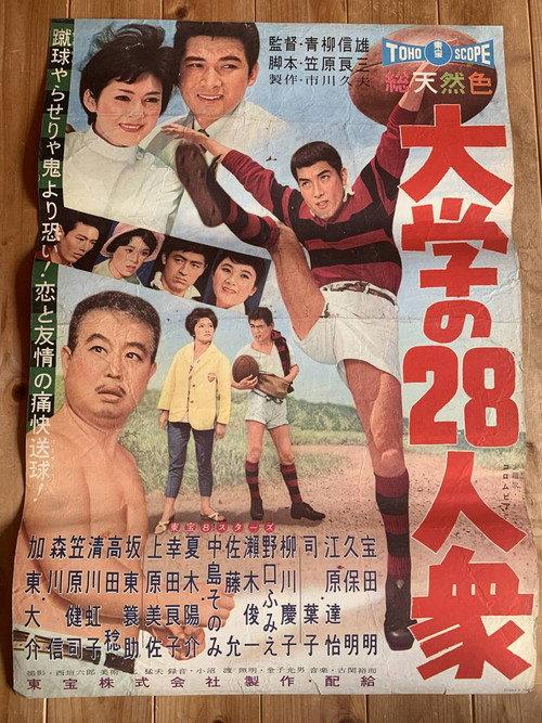 The College Ruggers 1959 official movie poster