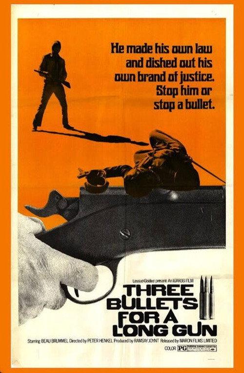 Three Bullets... for a Long Gun 1971 official movie poster
