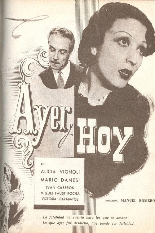 Ayer y hoy 1934 official movie poster