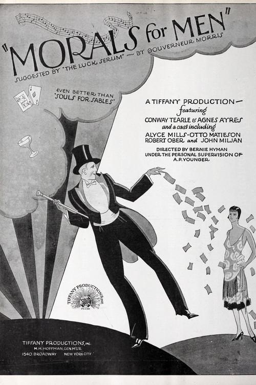 Morals for Men 1925 official movie poster