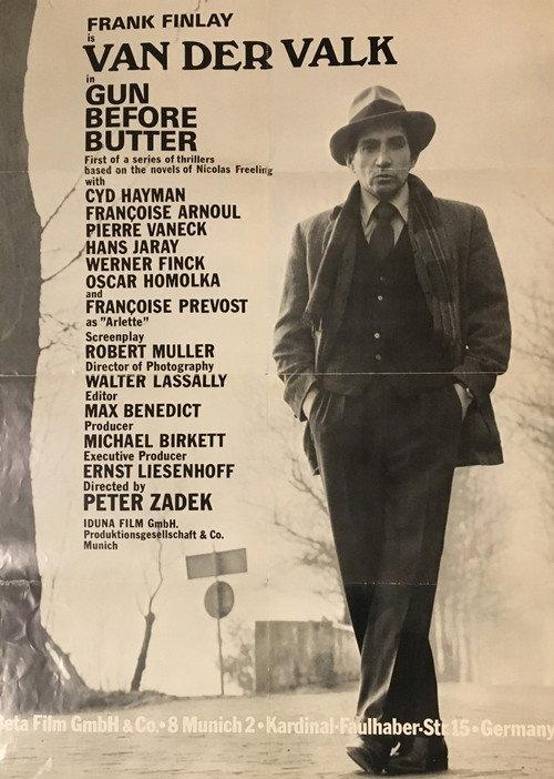 Van der Valk: Gun Before Butter 1974 official movie poster