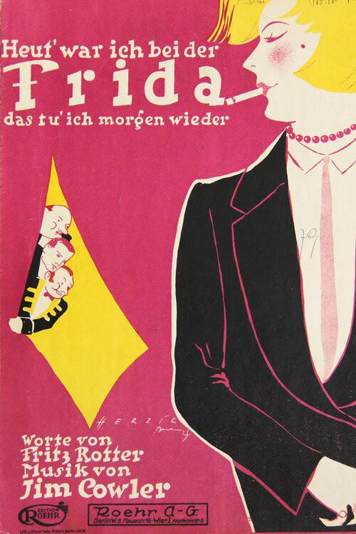 Heut' war ich bei der Frieda 1928 official movie poster