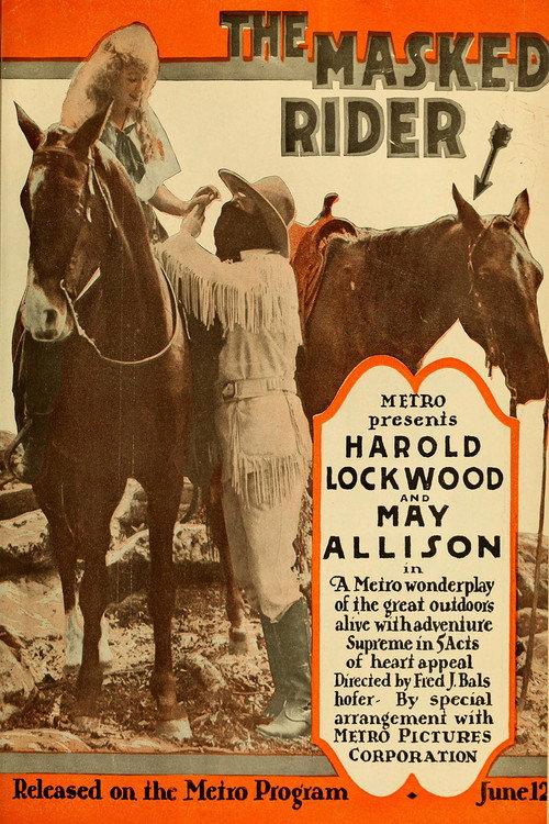 The Masked Rider 1916 official movie poster