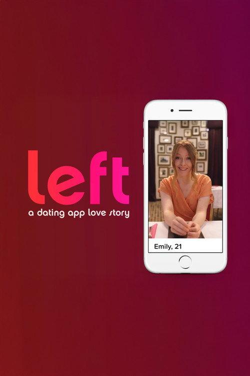 Left: A Dating App Love Story 2021 official movie poster