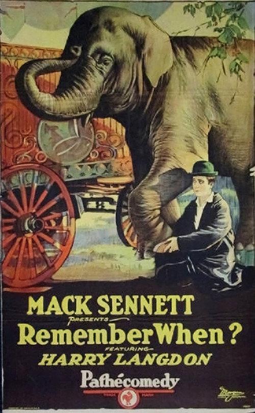 Remember When? 1925 official movie poster