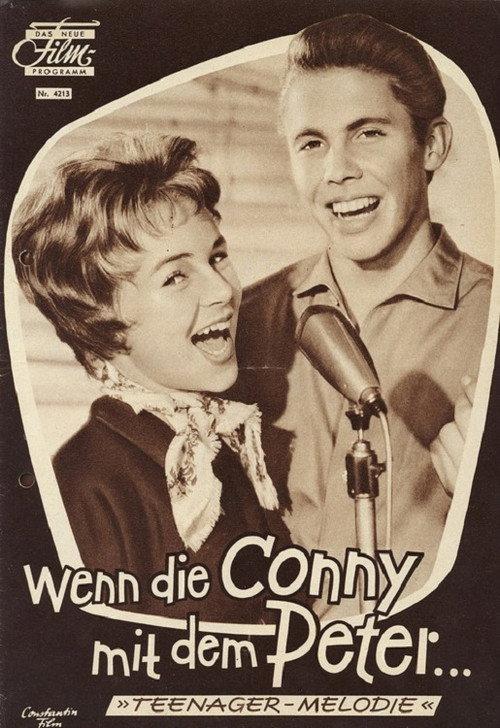 Wenn die Conny mit dem Peter 1958 official movie poster