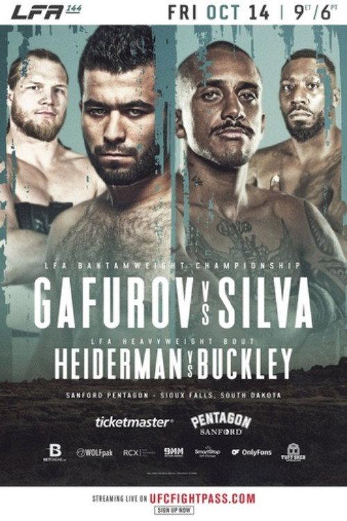 LFA 144: Gafurov vs. Silva 2022 official movie poster