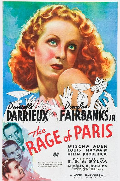 The Rage of Paris 1938 official movie poster