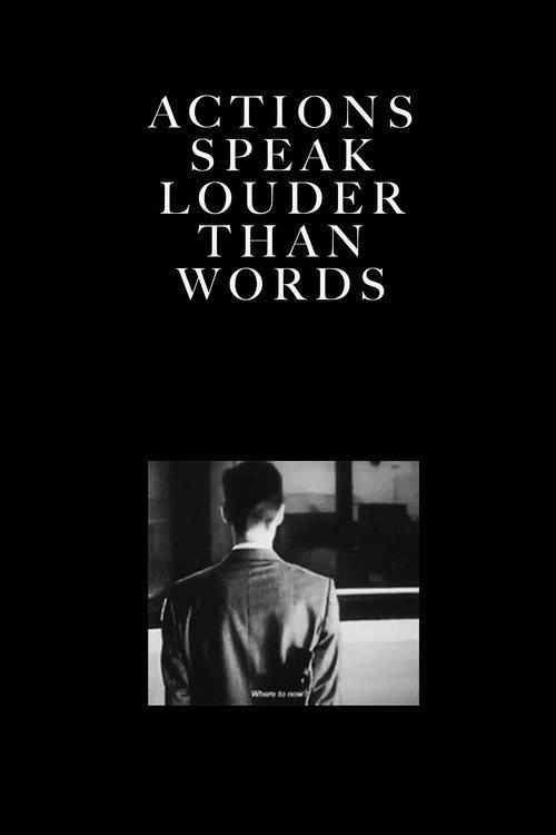 Actions Speak Louder Than Words 1992 official movie poster