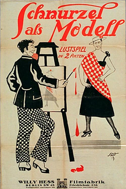 Schnurzel als Modell 1921 official movie poster