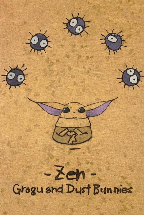 Zen - Grogu and Dust Bunnies 2022 official movie poster