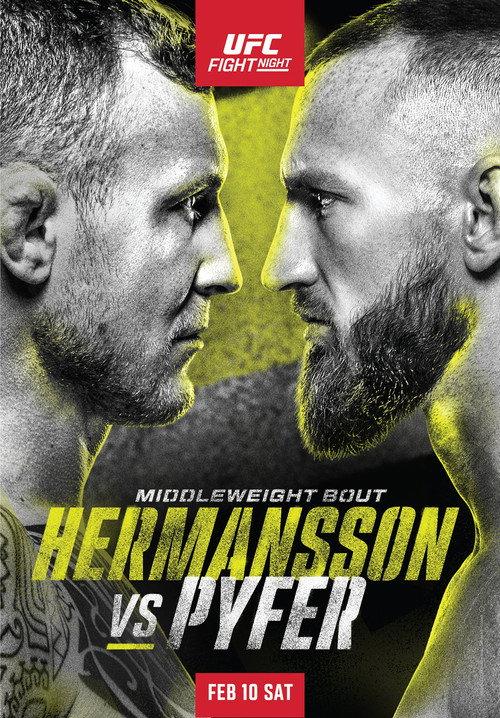 UFC Fight Night 236: Hermansson vs. Pyfer 2024 official movie poster