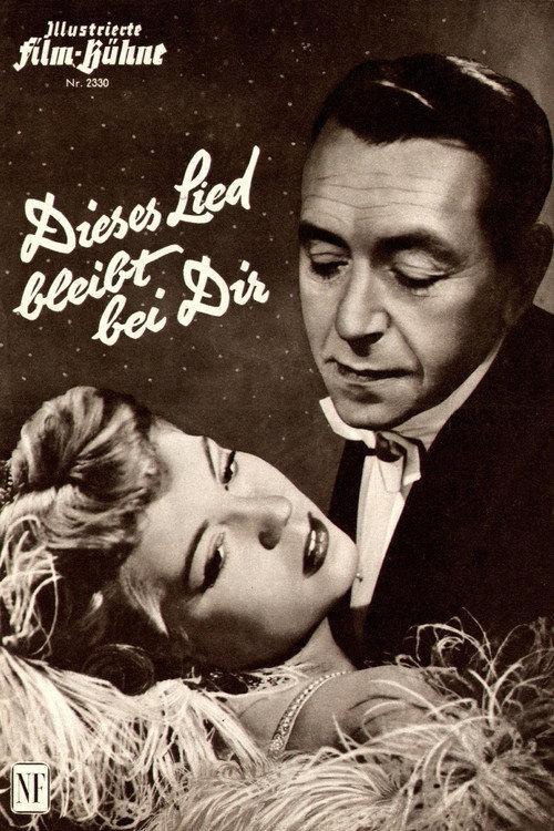 Dieses Lied bleibt bei dir 1954 official movie poster