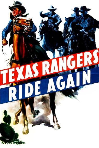 The Texas Rangers Ride Again 1940 official movie poster