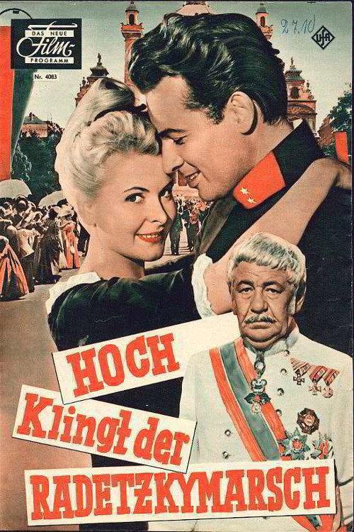 Hoch klingt der Radetzkymarsch 1958 official movie poster