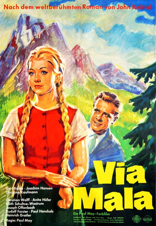 Via Mala 1961 official movie poster