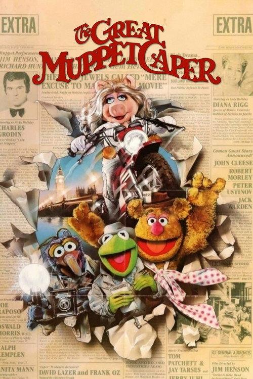 The Great Muppet Caper 1981 official movie poster