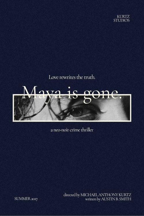 Maya is Gone  official movie poster