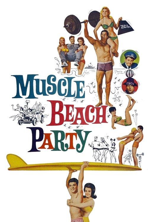 Muscle Beach Party 1964 official movie poster
