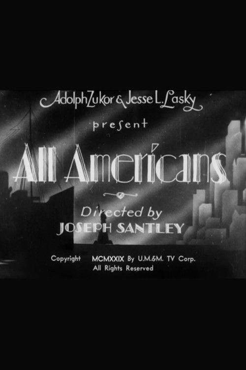 All Americans 1929 official movie poster